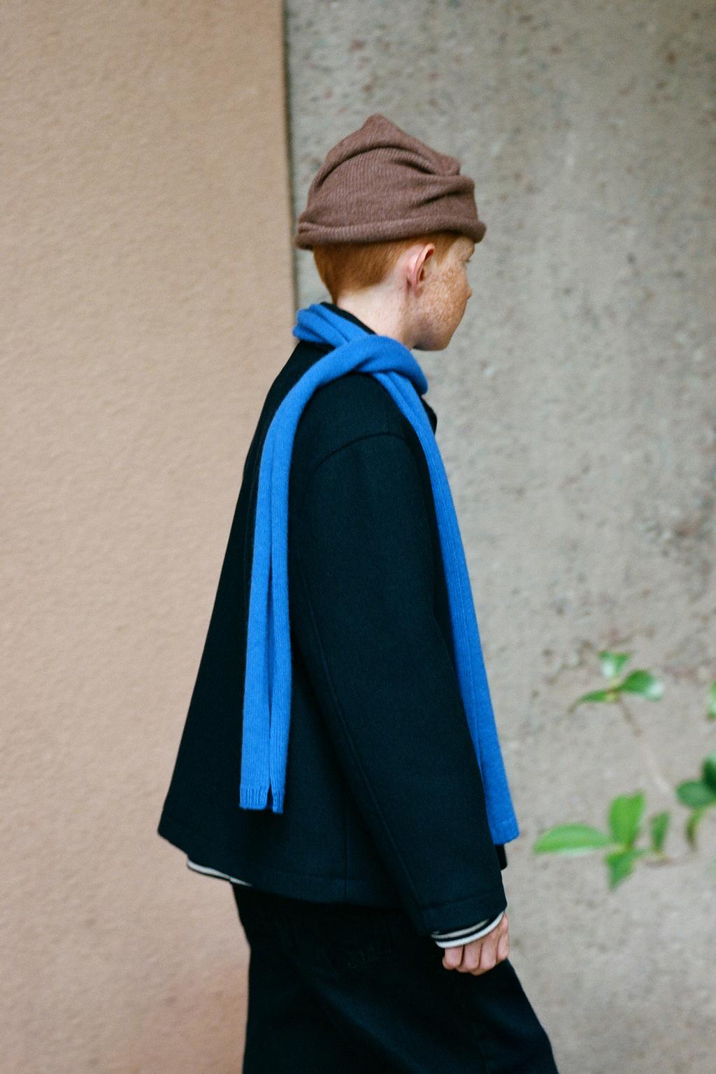 КОРОТКАЯ КУРТКА ИЗ СМЕСОВОЙ ШЕРСТИ