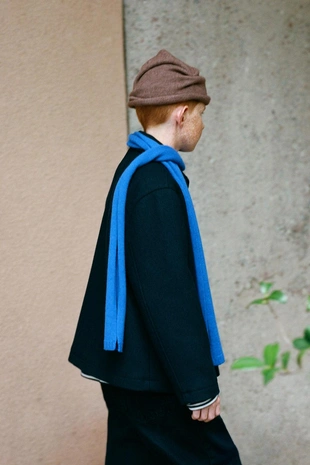 Короткая куртка из смесовой шерсти- Заказать в России