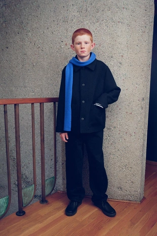 Короткая куртка из смесовой шерсти- Заказать в России