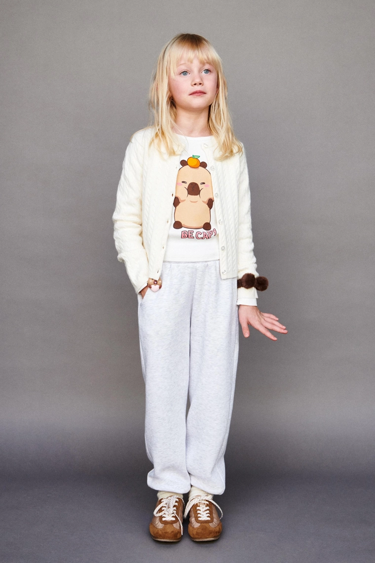 Футболка с ребристым узором capybara capyfun ©