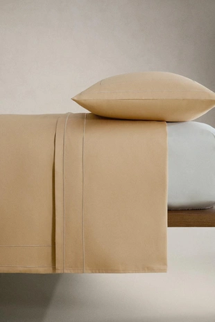 Покрывало из сатина с двойной отделкой- Заказать в России