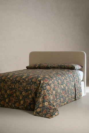 Покрывало с цветочным принтом- Заказать в России