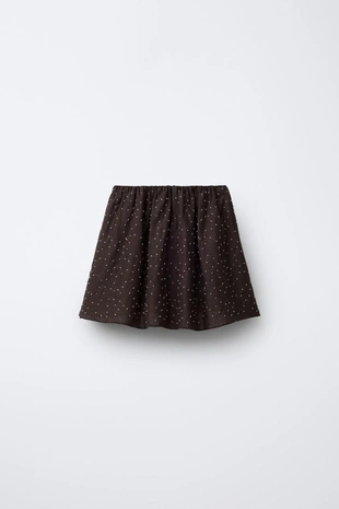 Юбка-шорты с бусинами- Заказать в России