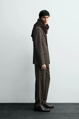 Костюмные брюки в клетку- Заказать в России