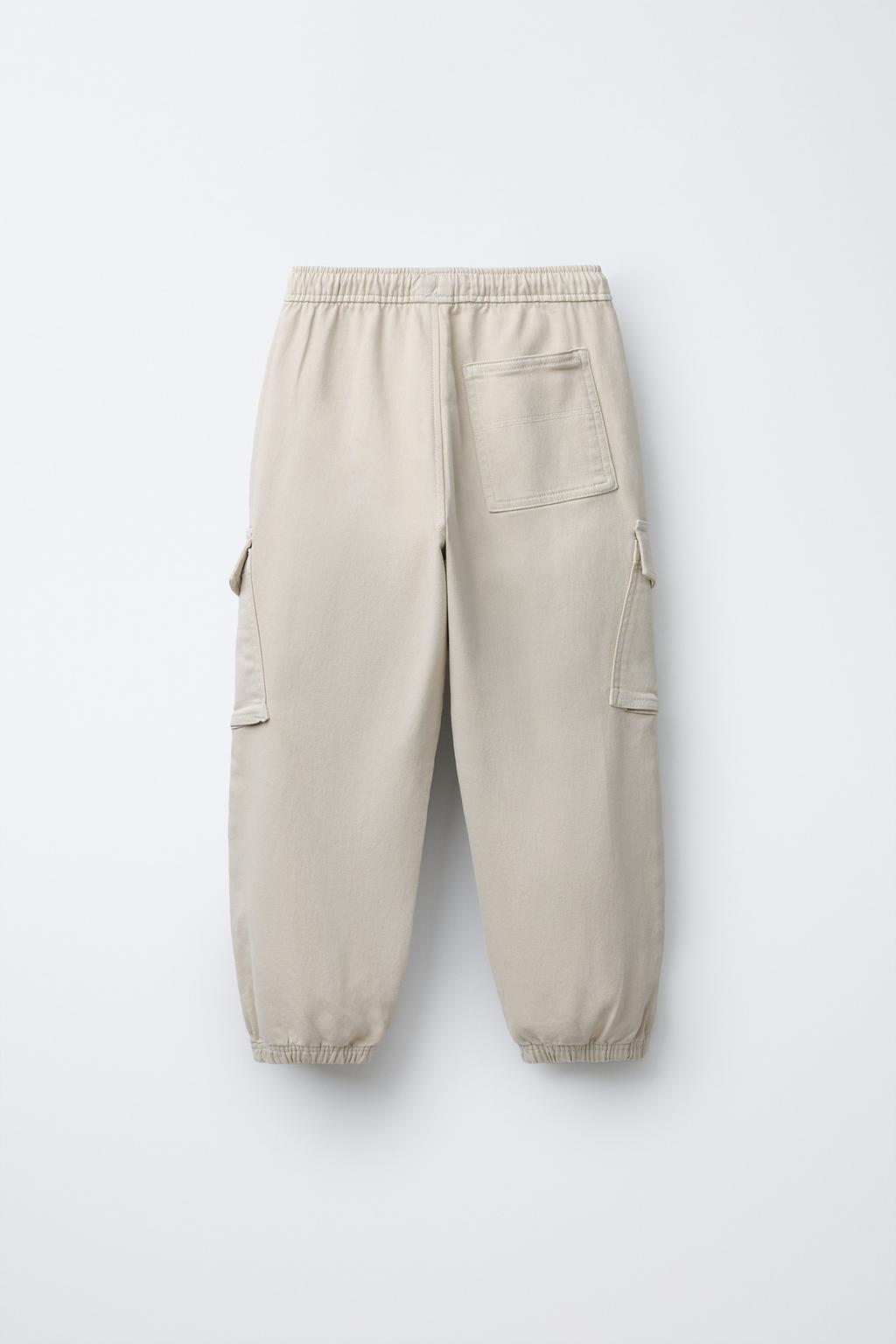 БРЮКИ-ДЖОГГЕРЫ КАРГО С ЭТИКЕТКОЙ