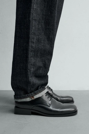 Кожаные туфли- Заказать в России