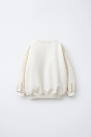 Купить Zara Толстовка с нашивкой «олень» из искусственной овчины