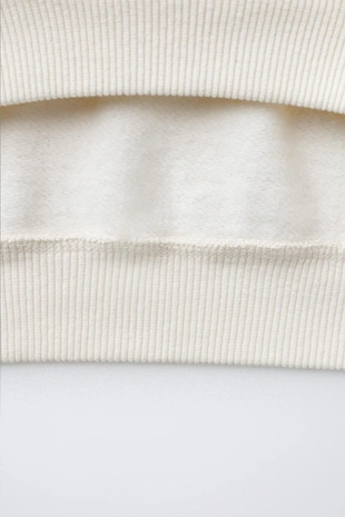 Толстовка с нашивкой «олень» из искусственной овчины- Заказать в России