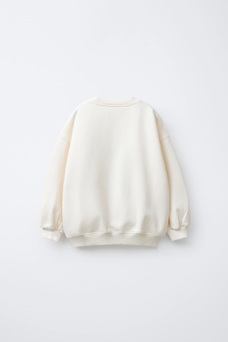 Толстовка с принтом оленя из искусственного меха