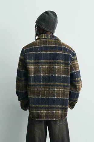 Куртка-рубашка из искусственного меха