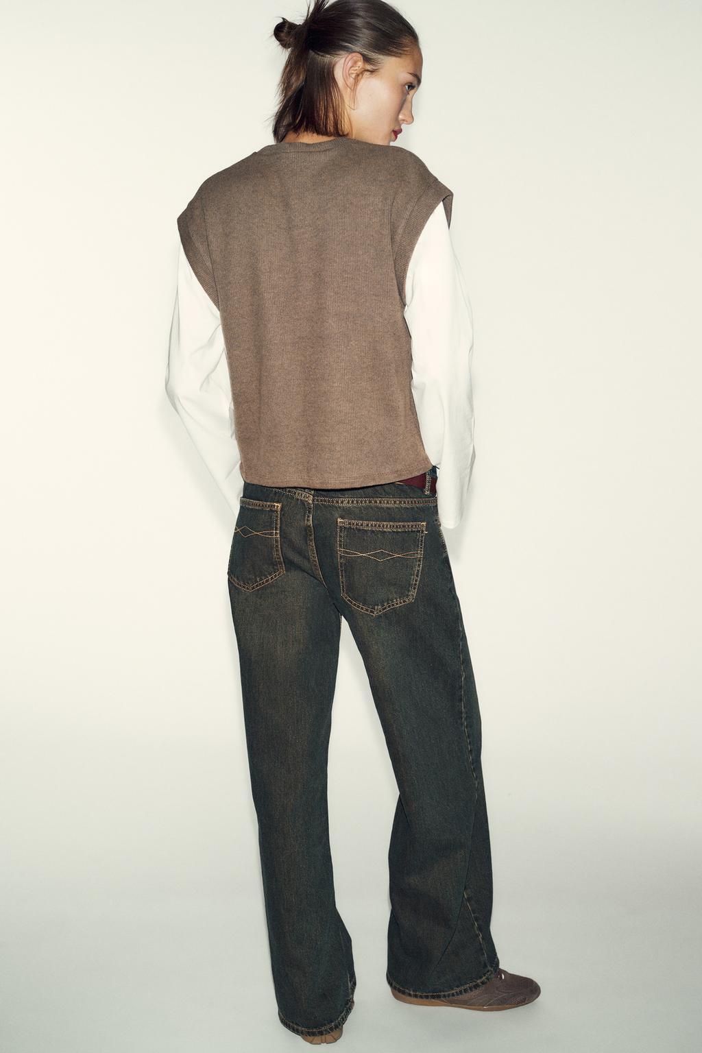 ФУТБОЛКА С КОНТРАСТНЫМ ЖИЛЕТОМ