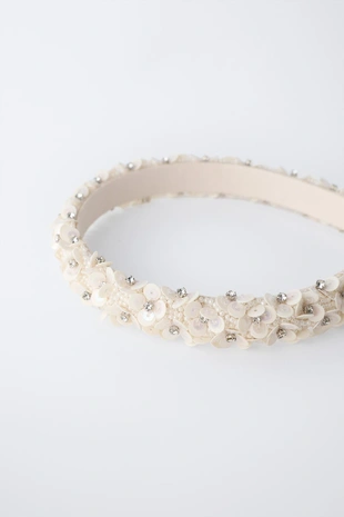 Ободок с пайетками и блеском- Заказать в России