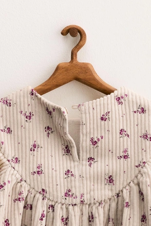 ZARA TIMELESS - вельветовое платье в цветок- Заказать в России