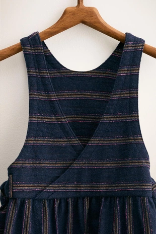 ZARA TIMELESS — сарафан в полоску с бантами- Заказать в России