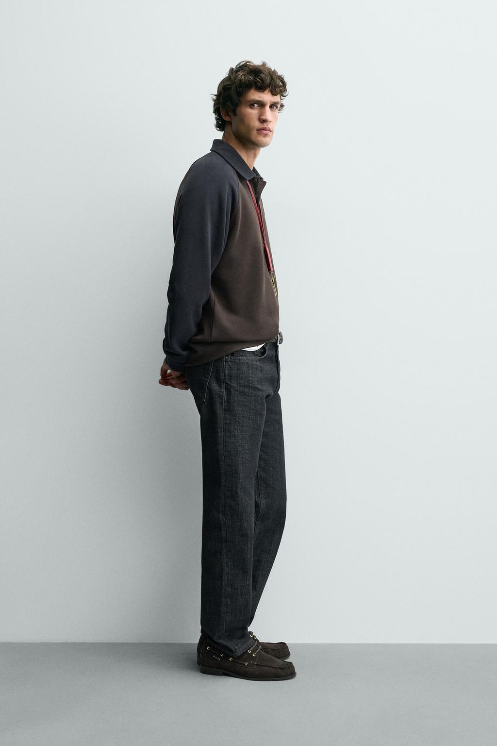 ПОЛО В СТИЛЕ КОЛОР-БЛОК С РУКАВАМИ РЕГЛАН