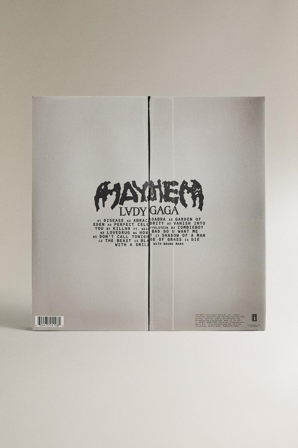 Lady gaga: mayhem виниловая пластинка