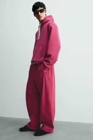 Комбинированные брюки-джоггеры- Заказать в России