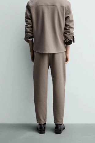 Брюки-джоггеры комфортной посадки NON IRON