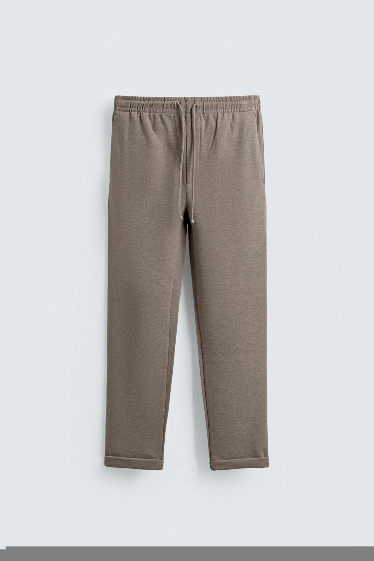 Брюки с комфортной резинкой и безжелезной отделкой