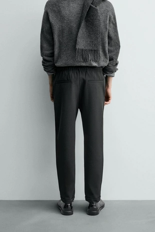 Брюки-джоггеры комфортной посадки NON IRON