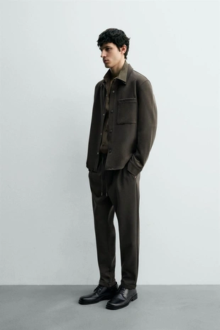 Брюки-джоггеры комфортной посадки NON IRON