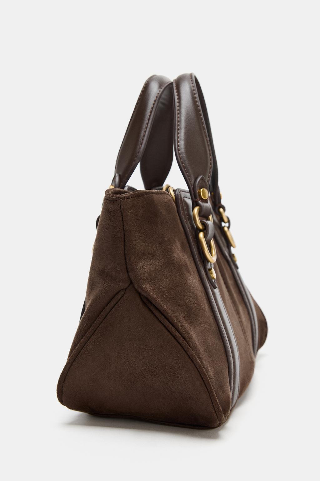 МИНИ-СУМКА-ШОПЕР С КОЛЬЦАМИ