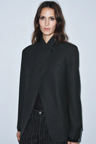 Купить Zara Блейзер из смесовой шерсти — ZW COLLECTION LIMITED EDITION