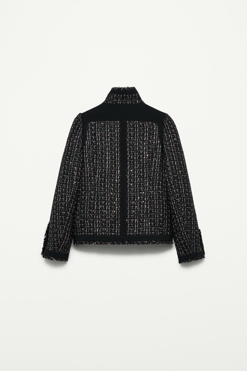 КОМБИНИРОВАННЫЙ ЖАКЕТ С ШЕРСТЬЮ — THE ITEM ZARA WOMAN