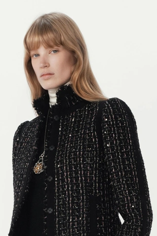 Купить Zara Комбинированный жакет с шерстью — THE ITEM ZARA WOMAN