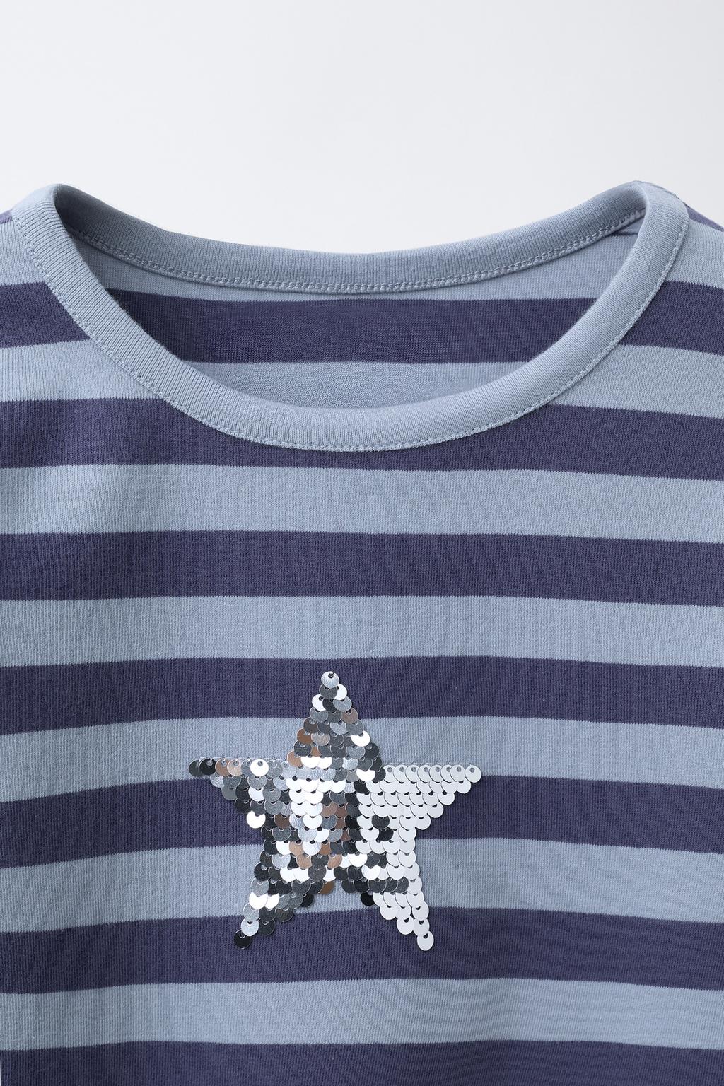 МАЙКА С ВЫШИВКОЙ И ПАЙЕТКАМИ