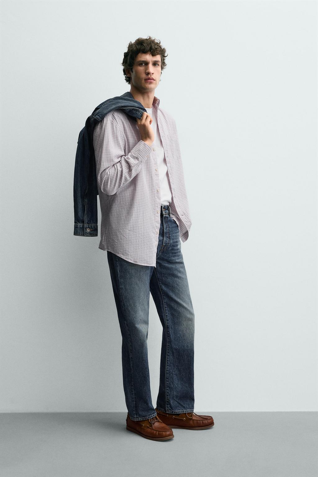 РУБАШКА В КЛЕТКУ С КАРМАНОМ