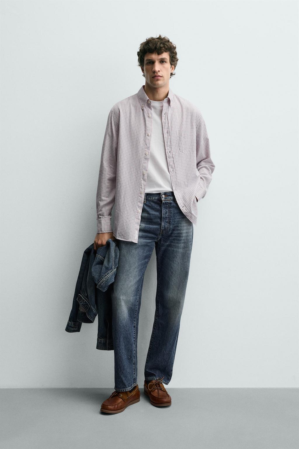 РУБАШКА В КЛЕТКУ С КАРМАНОМ