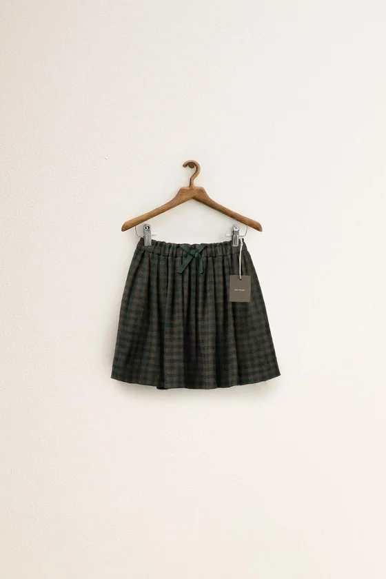 Zara «Timeless» — ЮБКА В КЛЕТКУ ИЗ СМЕСОВОЙ ШЕРСТИ