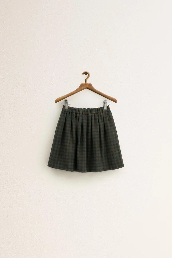 Zara «Timeless» — ЮБКА В КЛЕТКУ ИЗ СМЕСОВОЙ ШЕРСТИ