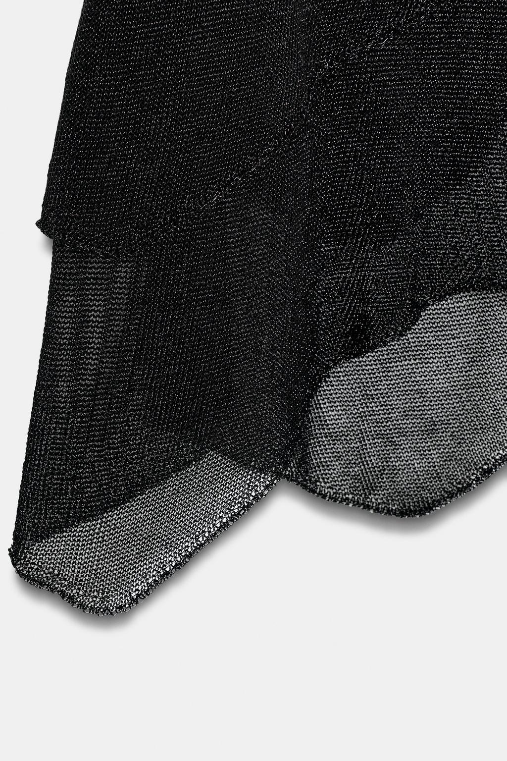 МЕТАЛЛИЗИРОВАННАЯ ТРИКОТАЖНАЯ ЮБКА