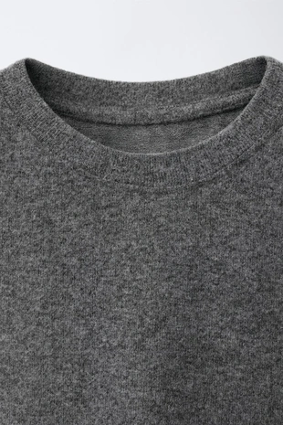 Свитер с мягким контрастным низом- Заказать в России