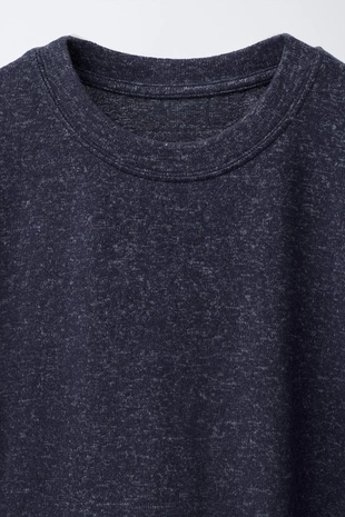 Navy blue | 0962/607/401 - Zara Свитер из мягкой ткани с контрастными деталями