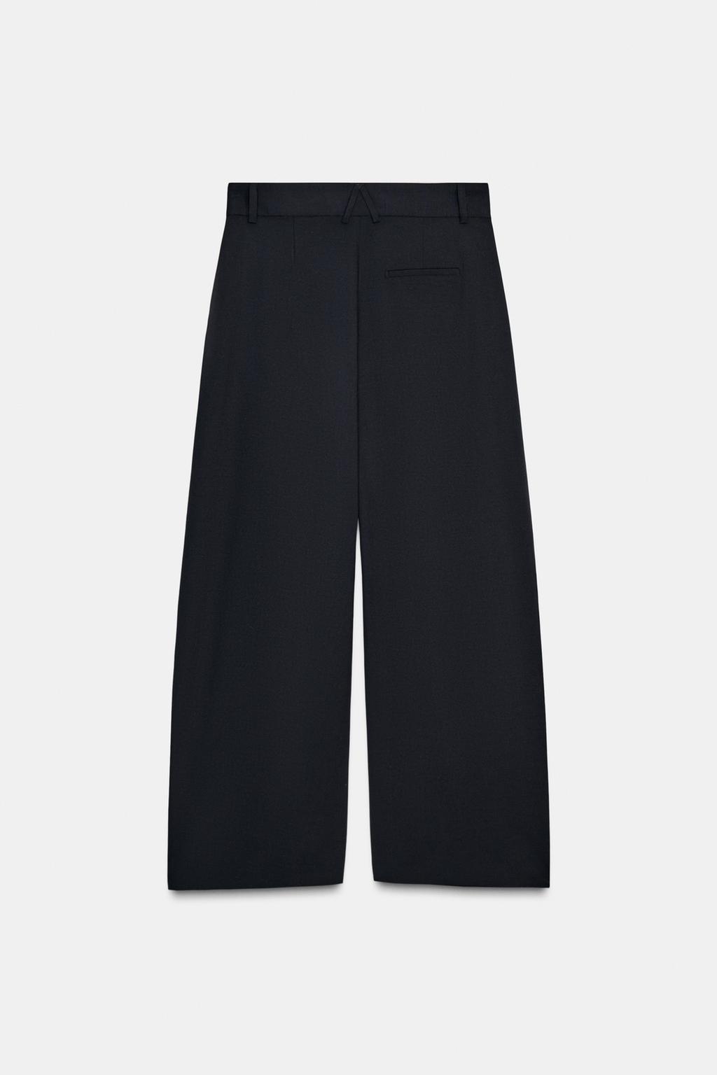 ШИРОКИЕ БРЮКИ С ЗАЩИПАМИ — ZW COLLECTION