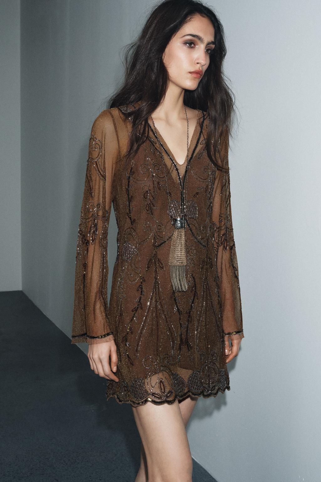 ВЫШИТОЕ ПЛАТЬЕ ZW COLLECTION LIMITED EDITION