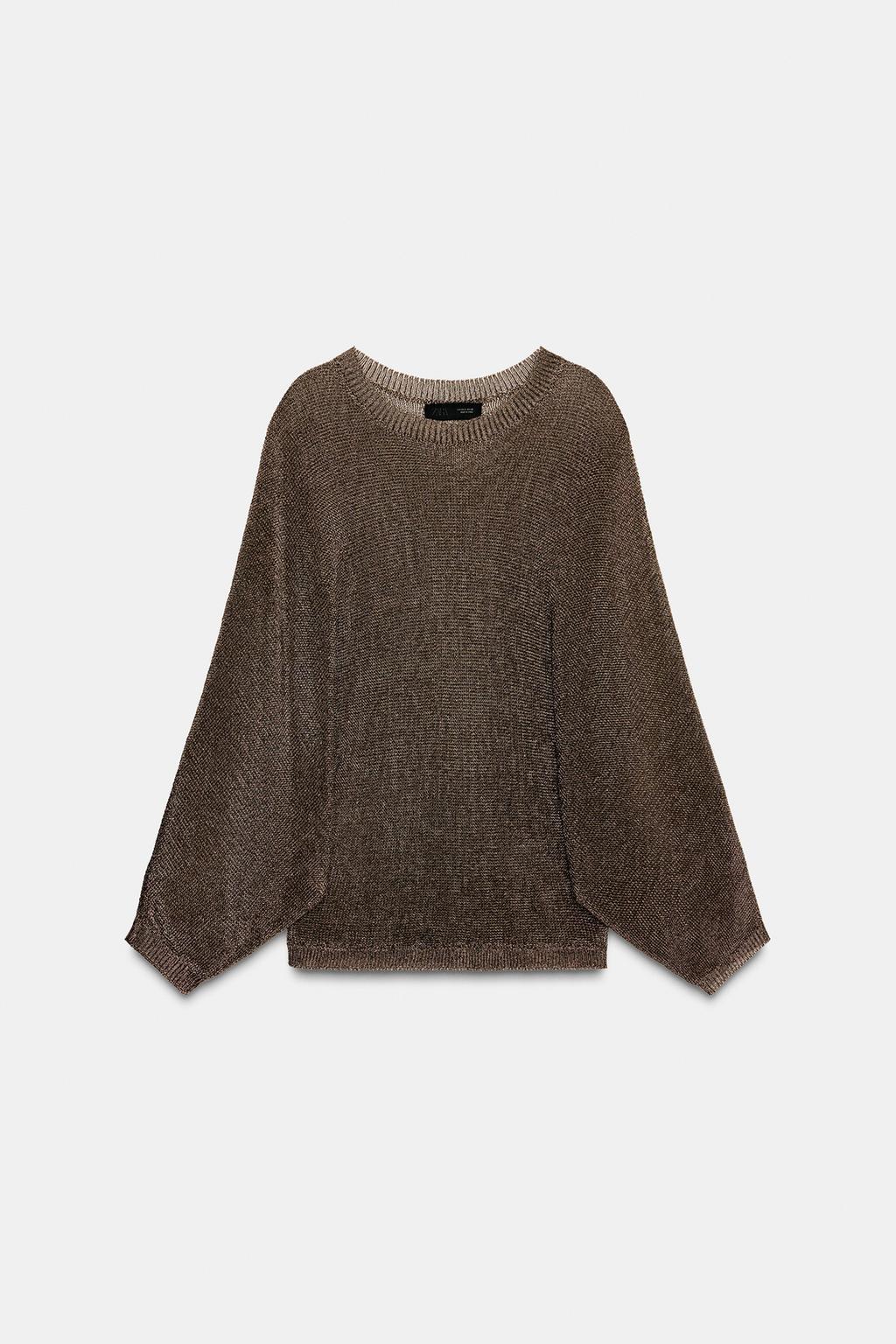 МЕТАЛЛИЗИРОВАННЫЙ ТРИКОТАЖНЫЙ ДЖЕМПЕР