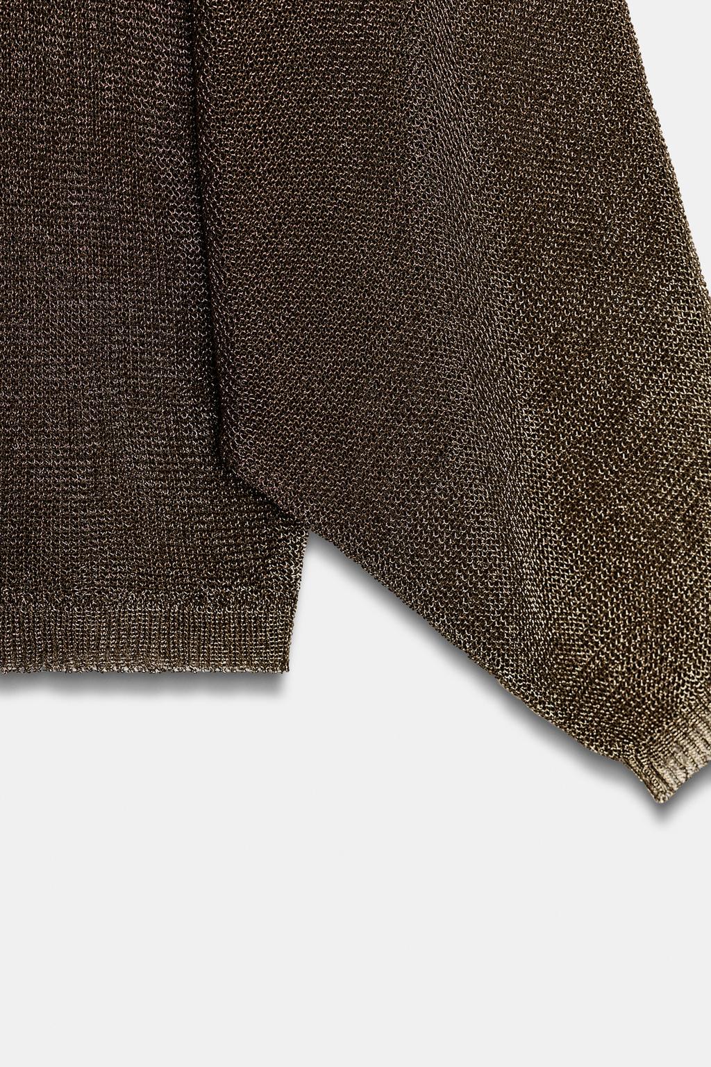 МЕТАЛЛИЗИРОВАННЫЙ ТРИКОТАЖНЫЙ ДЖЕМПЕР