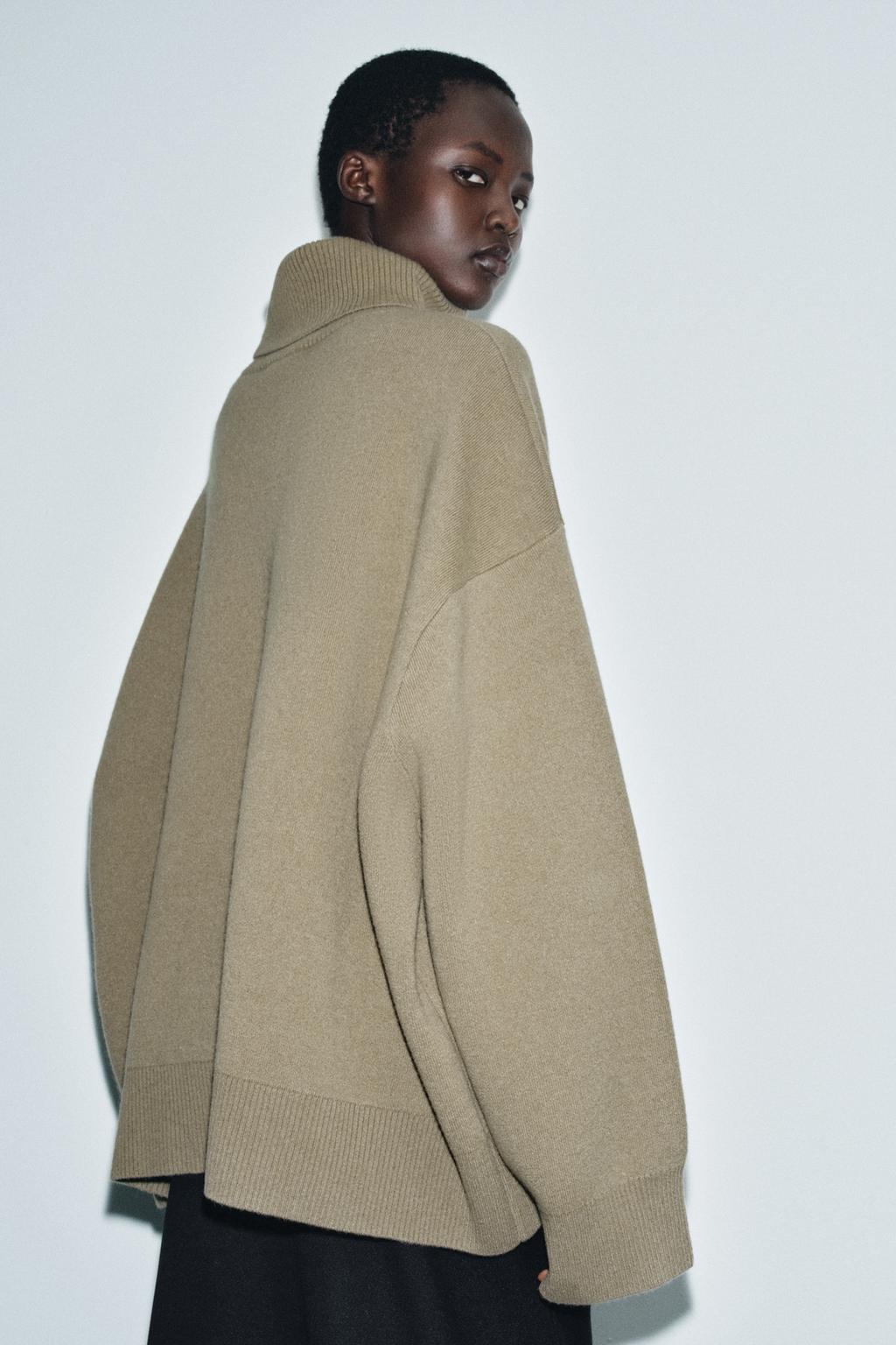 СВИТЕР ОВЕРСАЙЗ ИЗ 95% ШЕРСТИ