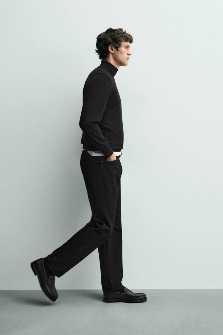 Брюки из хлопка свободного кроя