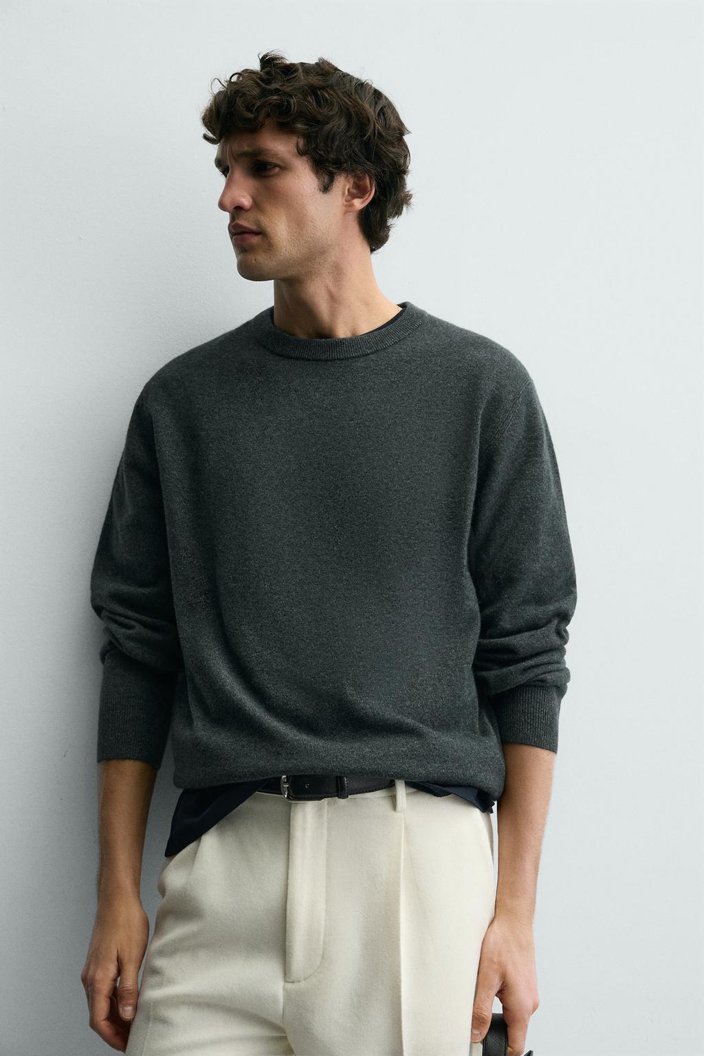 ЛЕГКИЙ СВИТЕР ИЗ ШЕРСТИ И КАШЕМИРА