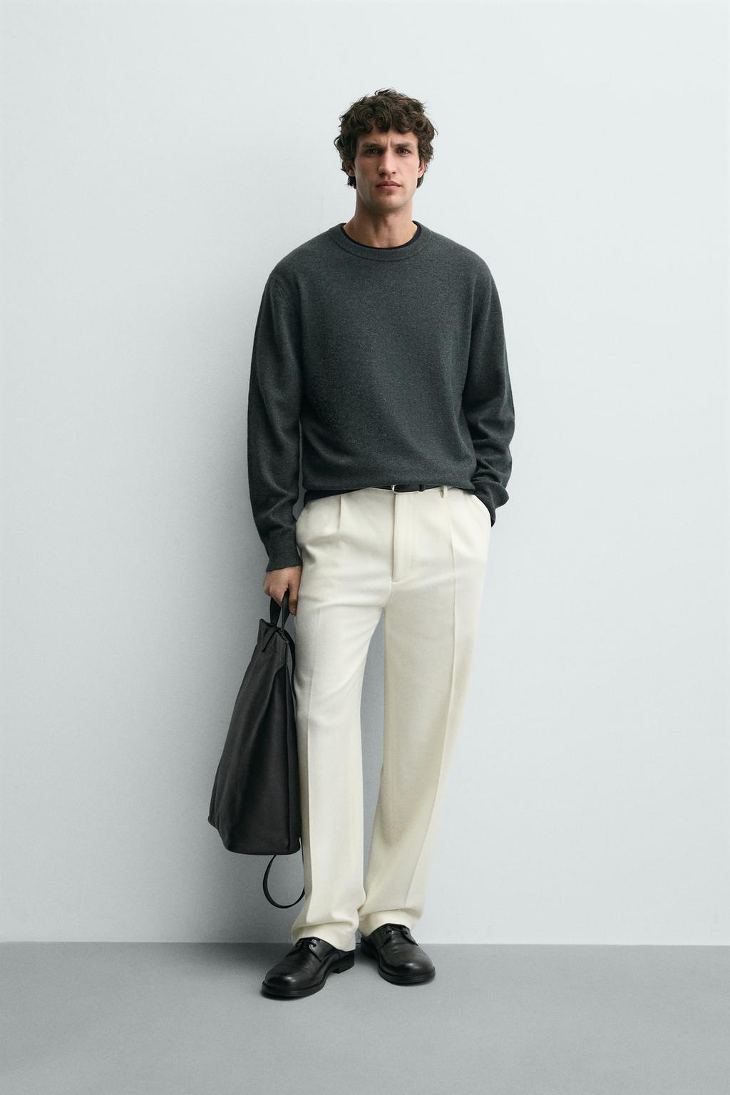 ЛЕГКИЙ СВИТЕР ИЗ ШЕРСТИ И КАШЕМИРА