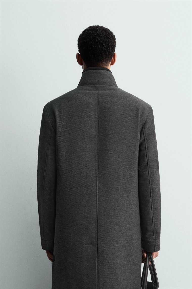 Пальто с отстегивающимся воротником