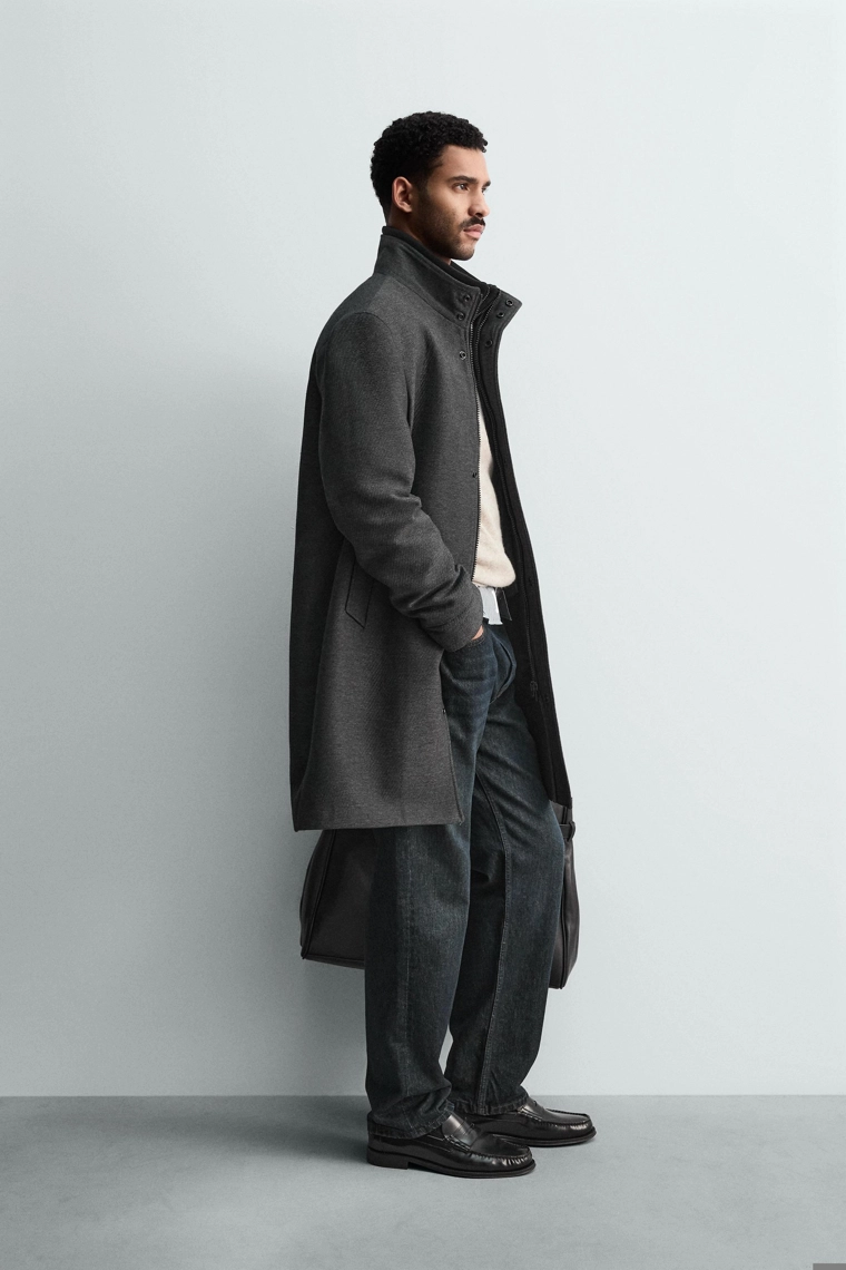 Пальто с отстегивающимся воротником