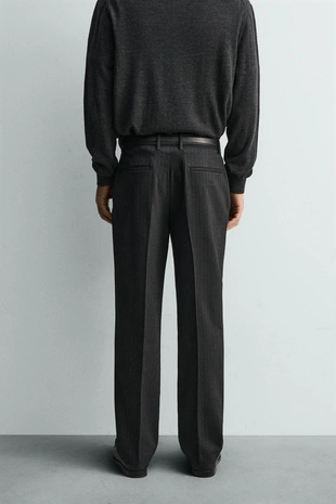 Брюки из фланели в елочку- Заказать в России