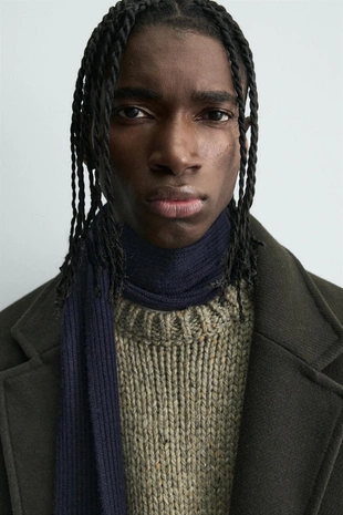 Пальто из рельефной WATER REPELLENT ткани- Заказать в России