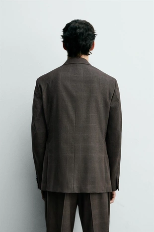 Блейзер костюмный в клетку- Заказать в России